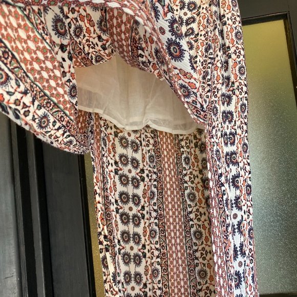 Colorful Maxi Skirt with high side slits - Picture 5 of 7